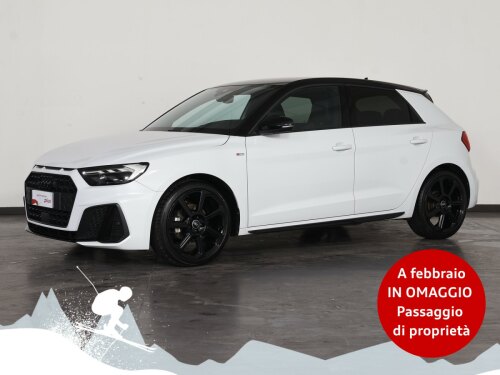 audi a1 sportback 30 1.0 tfsi identity black 110cv usata